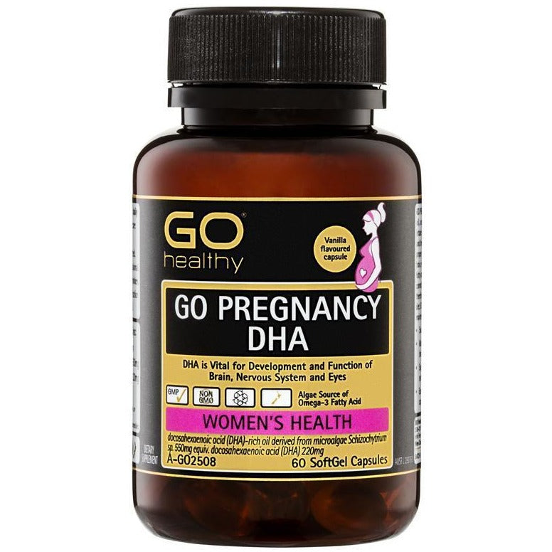 GO Healthy Pregnancy DHA 60 Capsules