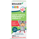 Brauer Kids Liquid Calcium, Magnesium & Vit D 200ml