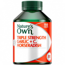 Nature's Own Triple Strength Garlic + C & Horseradish 150 Tablets