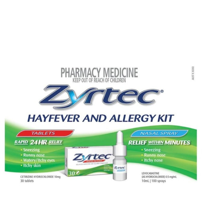 Zyrtec Hayfever和过敏药盒