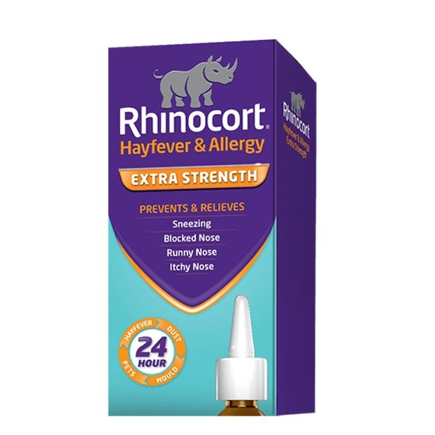 Rhinocort Hayfever & Allergy Extra Strength Spray 64mcg 120 Doses