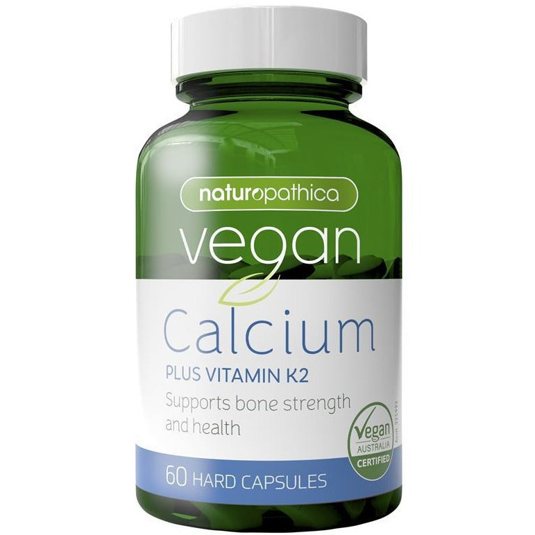 Naturopathica Vegan Calcium Plus Vitamin K2 60 Capsules