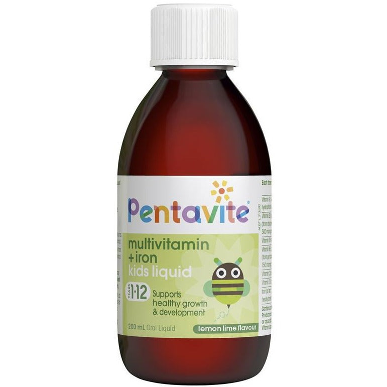 Pentavite Multivitamin with Iron Kids Oral Liquid 200ml