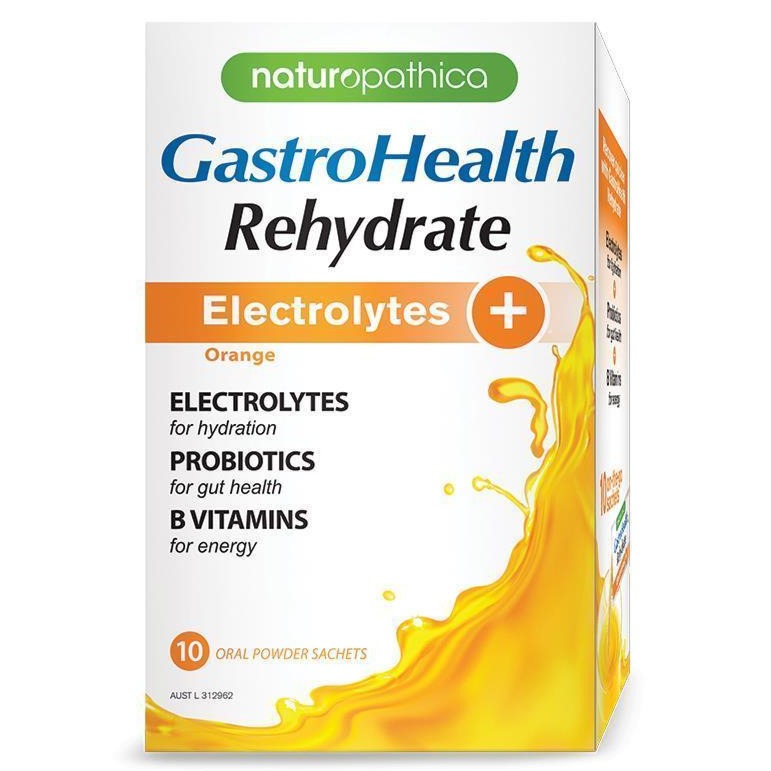 Naturopathica Gastrohealth Rehydrate Orange 10 Sachet