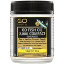 GO Healthy Fish Oil 2000 Compact Odourless 230 Soft gel Capsules