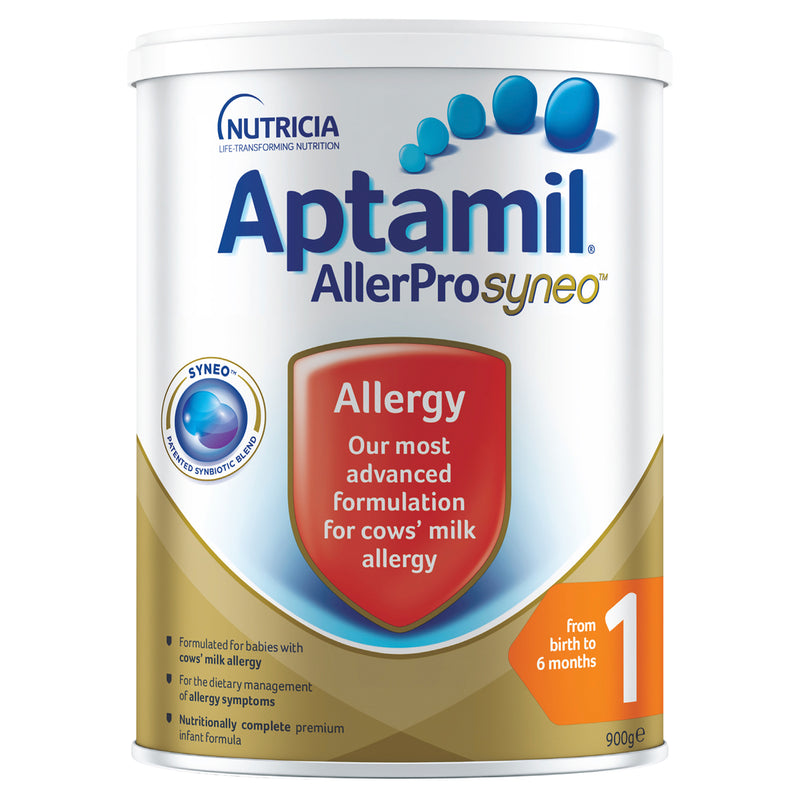 Aptamil AllerPro Syneo 1 Allergy Premium Infant Formula từ sơ sinh đến 6 tháng 900g