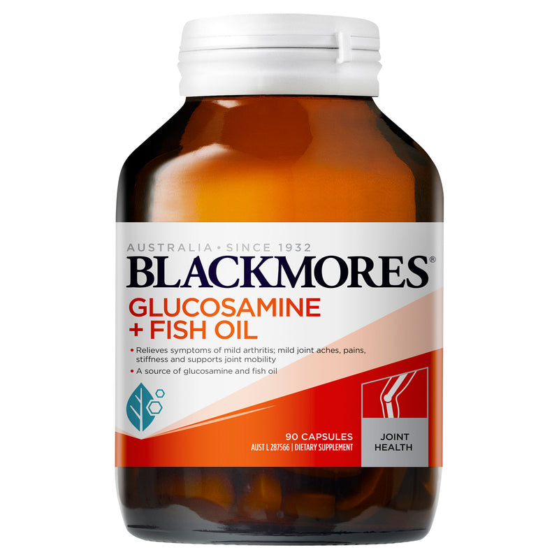 Blackmores葡萄糖胺+鱼油90粒