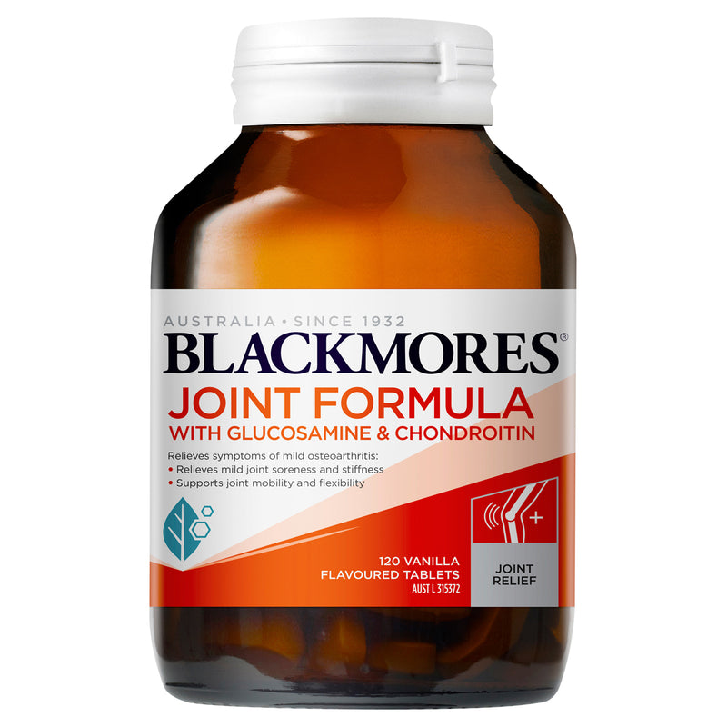 Blackmores与葡萄糖胺和软骨素120片的联合配方