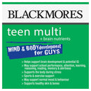 Blackmores Teen Multi For Guys 60 Viên