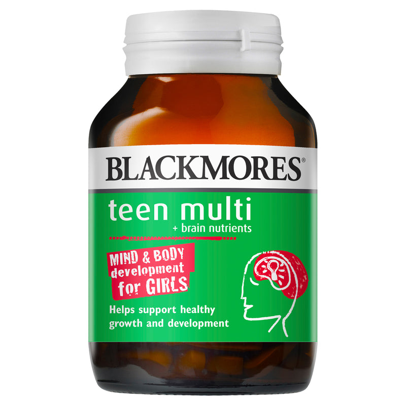 Blackmores Teen Multi + Brain Nutrients for Girls 60 Capsules