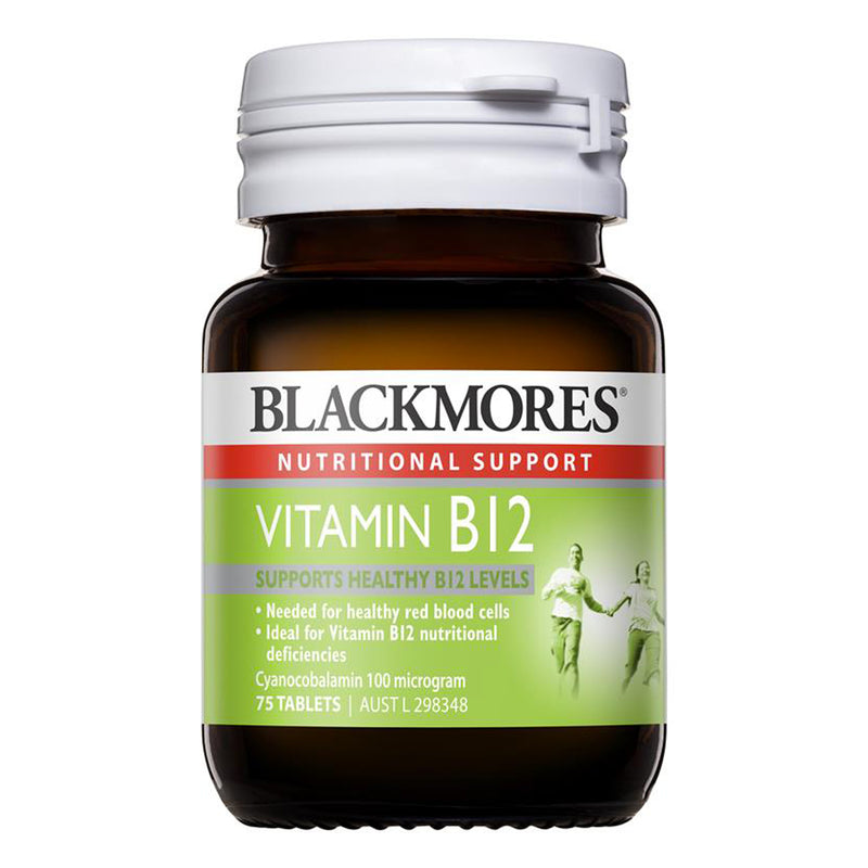 Blackmores维生素B12（氰钴胺）100mcg 75片