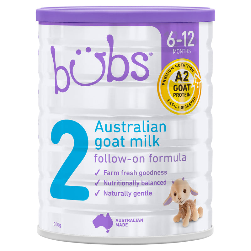 Bubs澳大利亚山羊后续配方奶粉2 800g