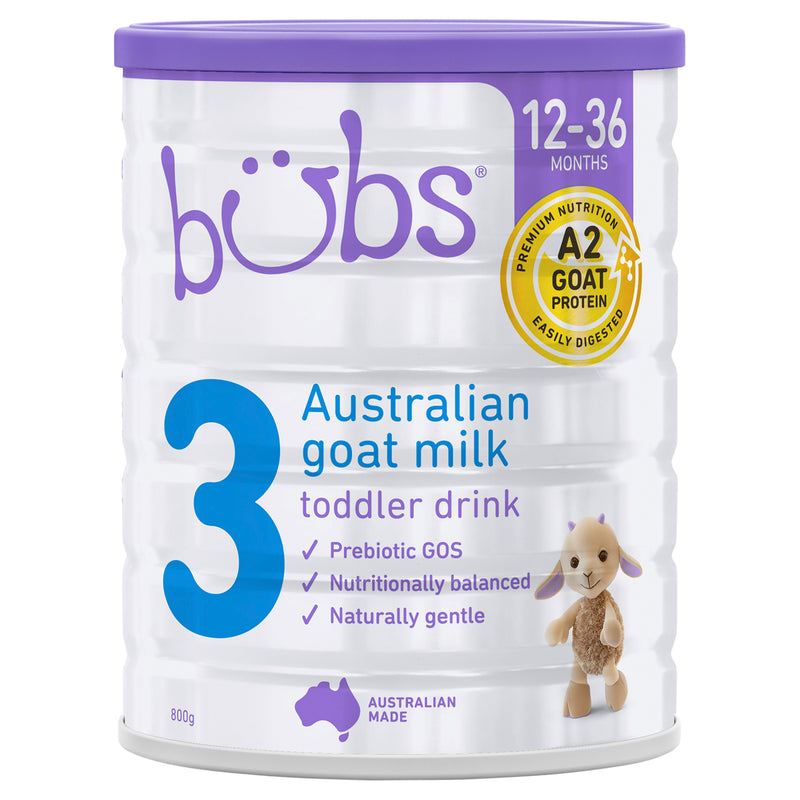 Sữa cho trẻ mới biết đi Bubs Úc giai đoạn 3 800g