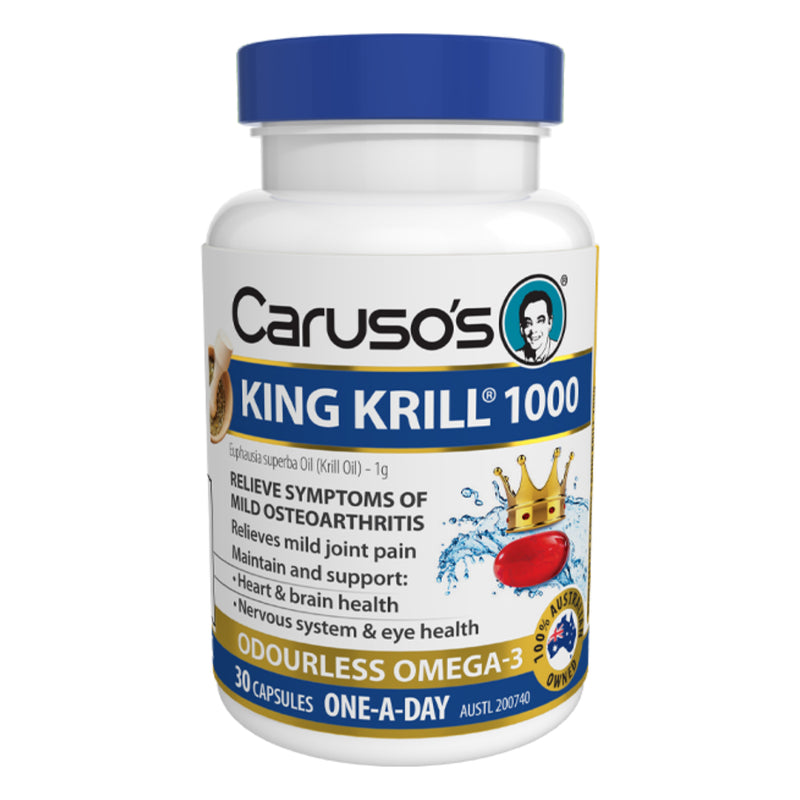 Caruso's Natural Health King Krill 1000mg 30 Capsule