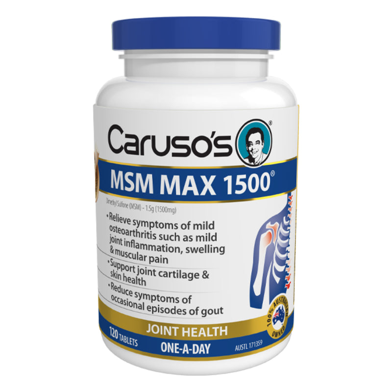 Caruso的自然健康MSM MAX 1500 120片