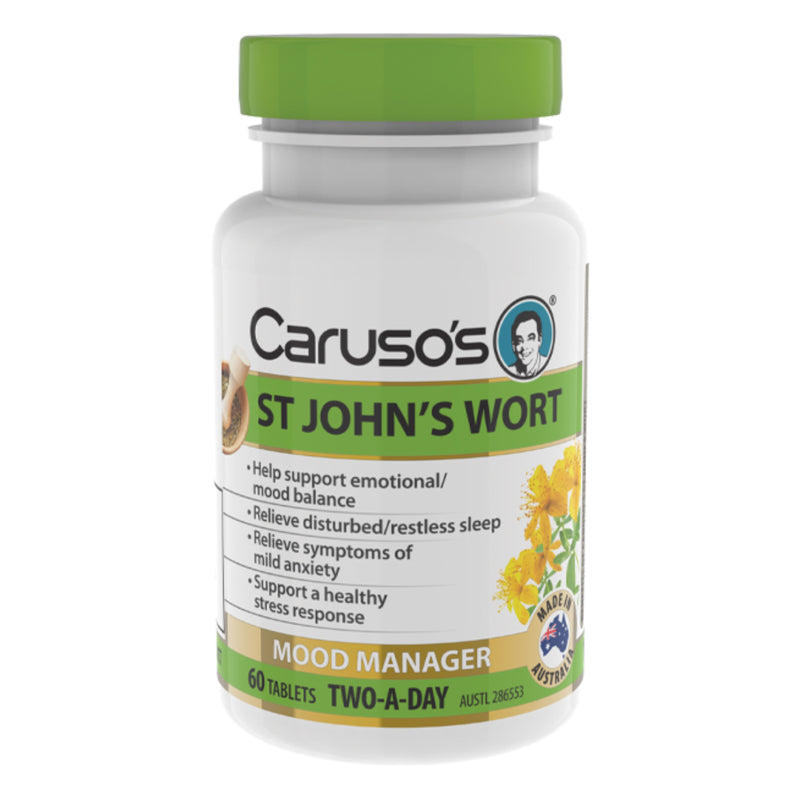 Caruso's Natural Health St John's Wort 60 viên