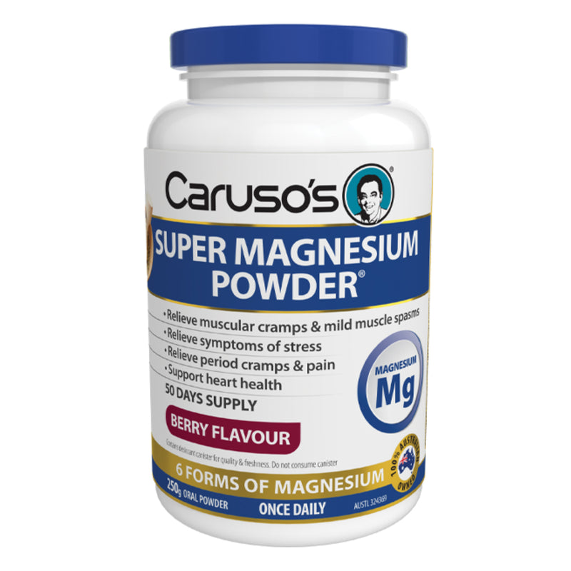 Caruso's Natural Health Super Magnesium Powder Berry 250g