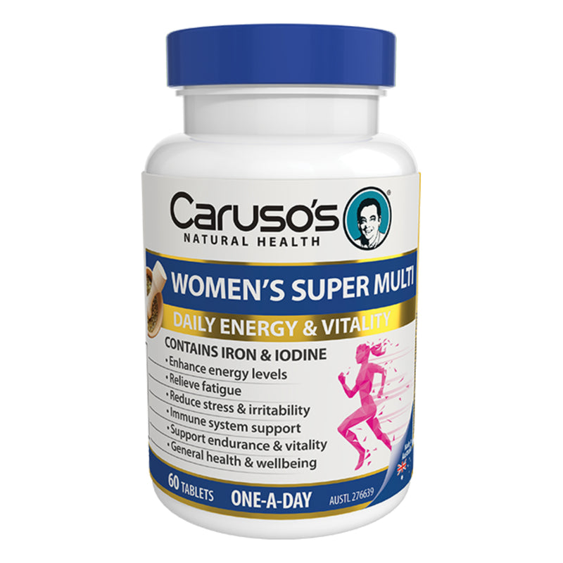 Caruso的自然健康妇女的Super Multi 60片