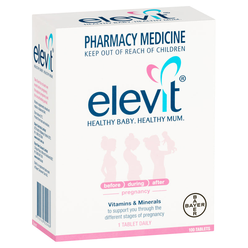 Viên uống bổ sung vitamin tổng hợp cho bà bầu Elevit 100 gói