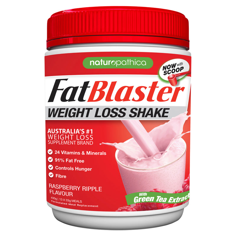 FatBlaster减肥奶昔覆盆子少糖30％430g