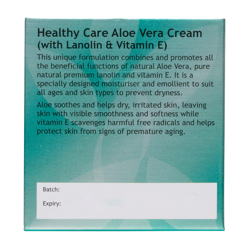 Healthy Care Aloe Vera Moisuturzing Cream With Vitamin E 100g
