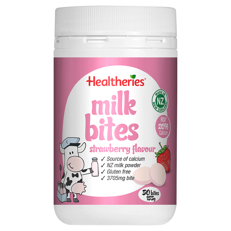 Healtheries Milk Cắn Dâu 50 Cắn 190gram