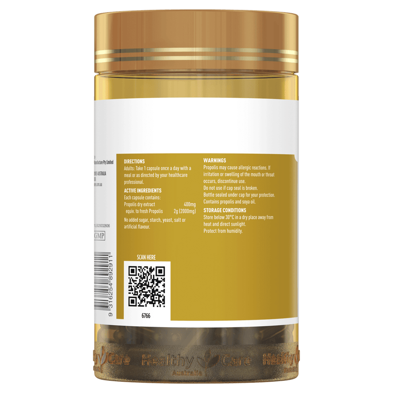 Viên nang Healthy Care Propolis 2000mg 200 viên