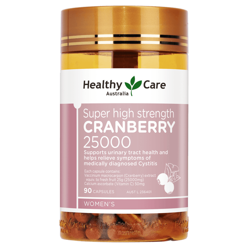 Viên nang Healthy Care Super High Strength Cranberry 25000 90 viên