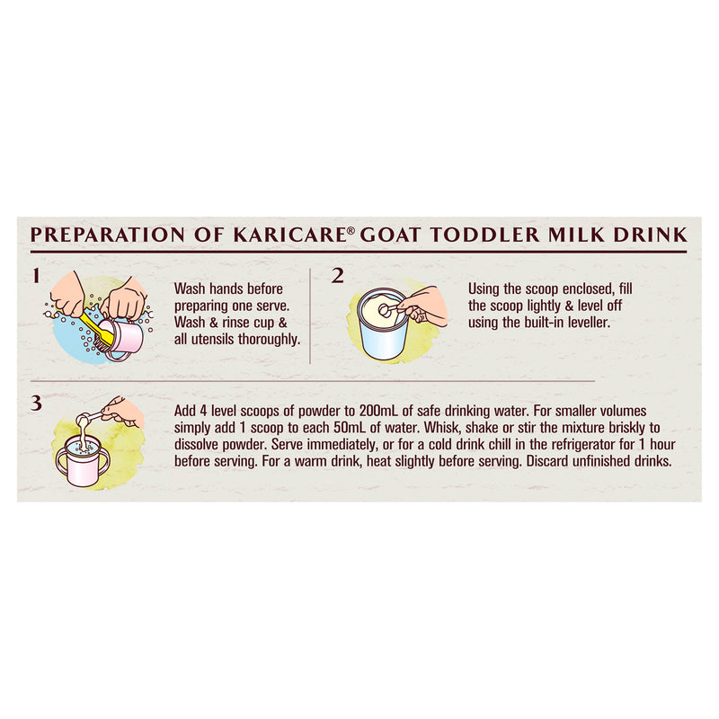 Karicare Goat Milk 3 Toddler Powder Milk Drink For 12+ Months 900g
