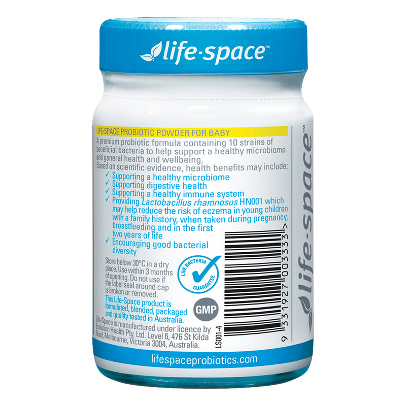 Life Space Probiotic Powder for Baby 60 Capsules