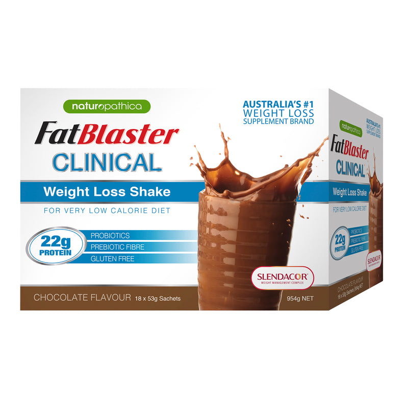 Naturopathica FatBlaster临床减肥奶昔巧克力味954g 18包