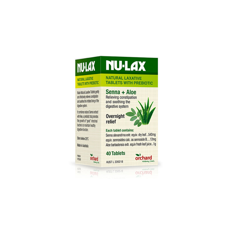 Nu-Lax天然泻药与益生元–番泻叶和芦荟40片
