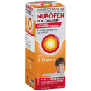Nurofen儿童止痛和退热药5-12年草莓味200毫升