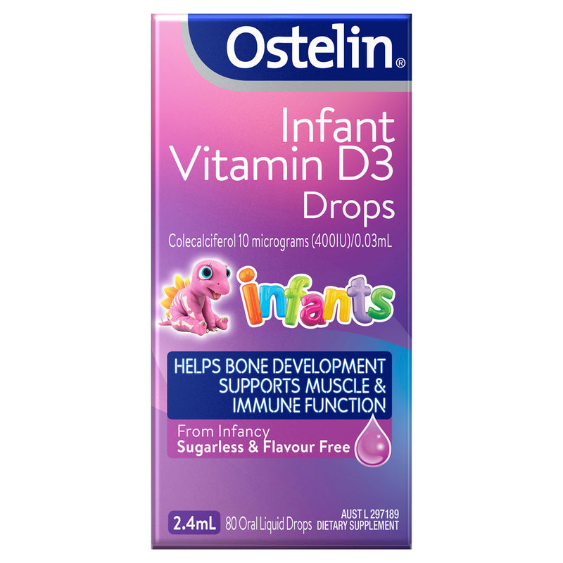 Ostelin cho trẻ sơ sinh Vitamin D3 nhỏ giọt 2,4mL
