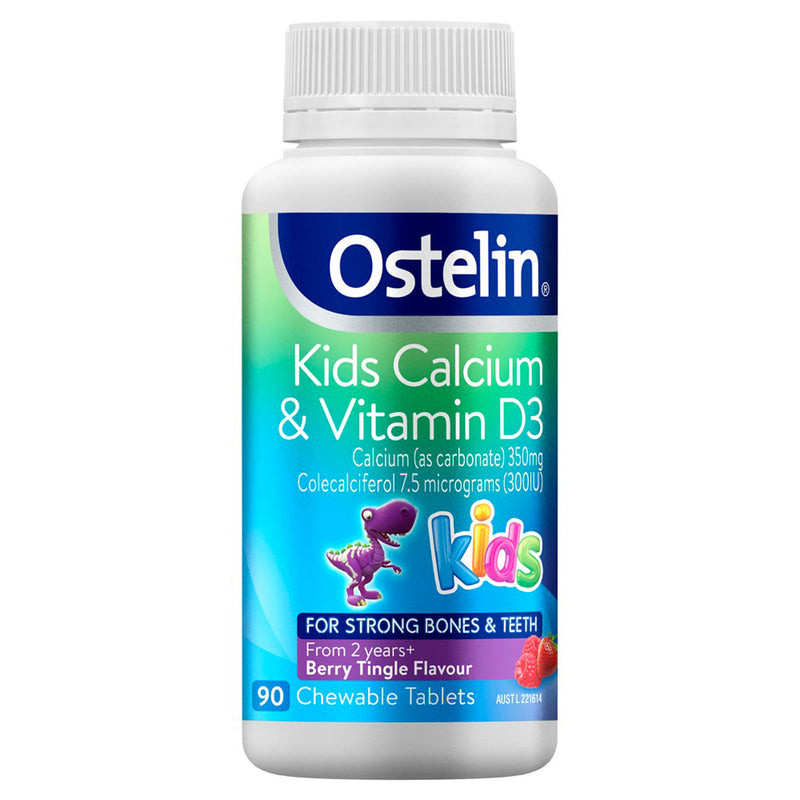 Ostelin Kids钙和维生素D3 90咀嚼片