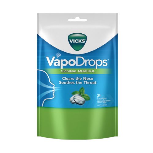 Vicks VapoDrops 原装薄荷醇锭剂