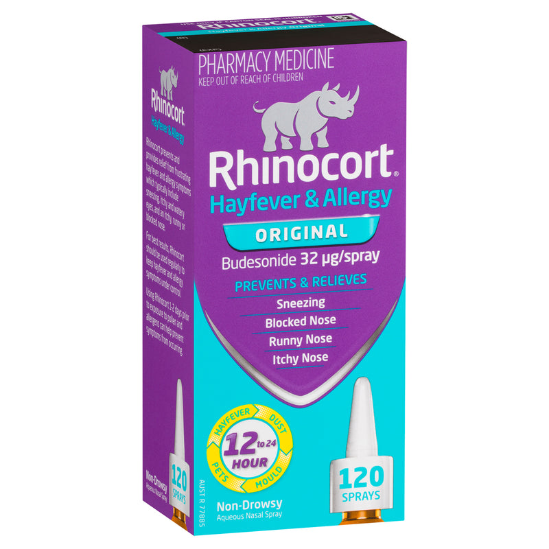 Rhinocort Hayfever & Allergy Non-Drowsy Nasal Spray Original 120 Sprays
