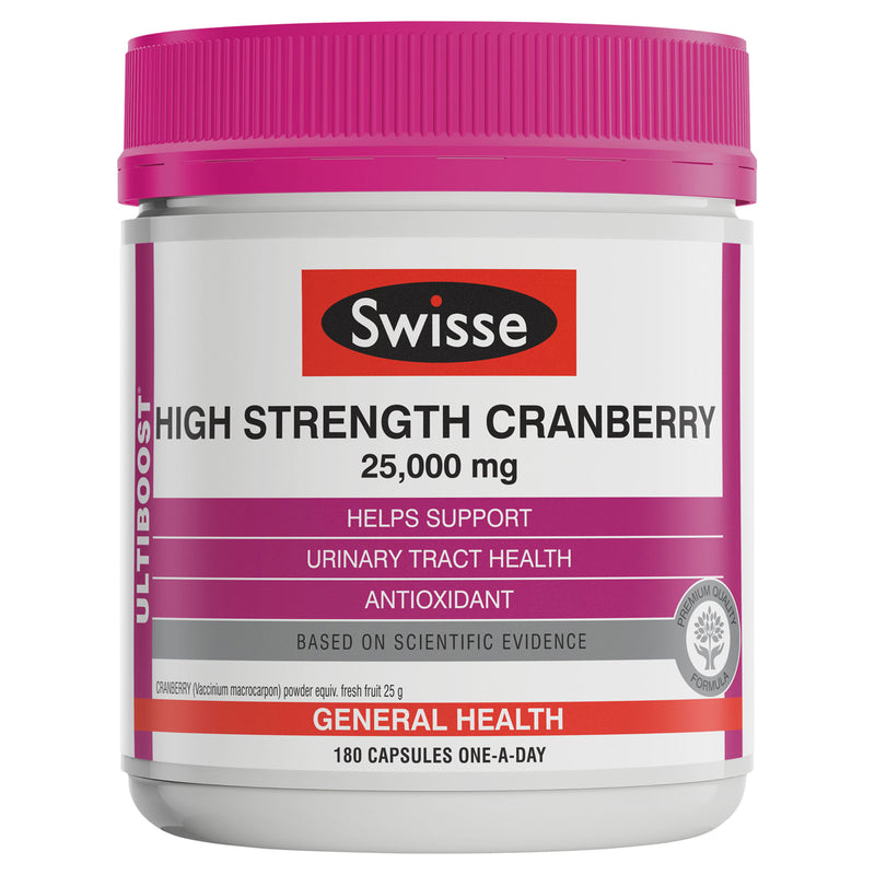 Swisse Ultiboost High Strength Cranberry 180 Pack