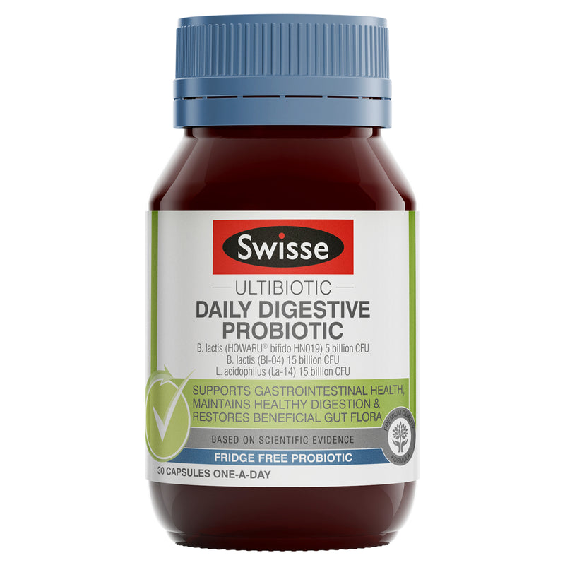 Swisse Ultibiotic Daily tiêu hóa Probiotic 30 viên nang