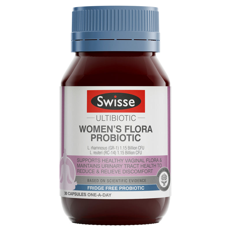 Swisse Ultibiotic Womens Flora Probiotic 30 Capsules