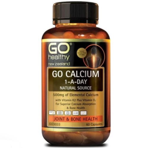 GO Healthy Go Calcium Natural Source 60 Capsules