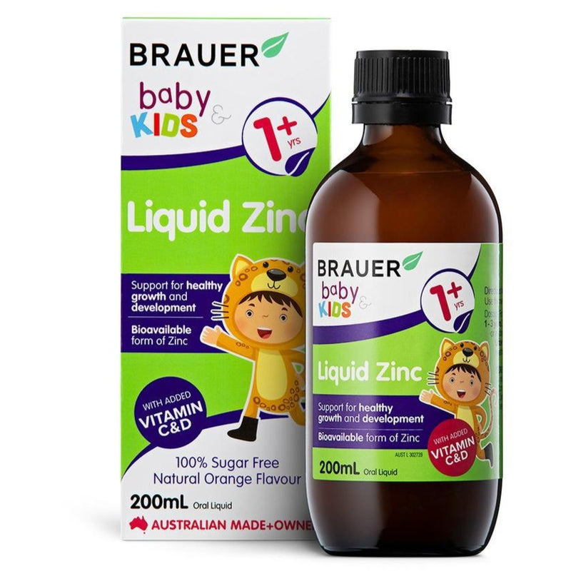Brauer婴幼儿液体锌200mL