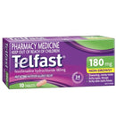 Telfast Hayfever Relief 180mg 10 Tablets