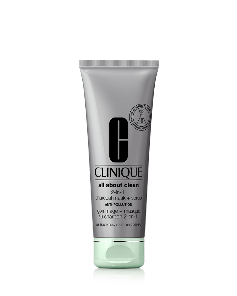 CLINIQUEV All About Clean 2-in-1 Charcoal Mask + Scrub 100ML