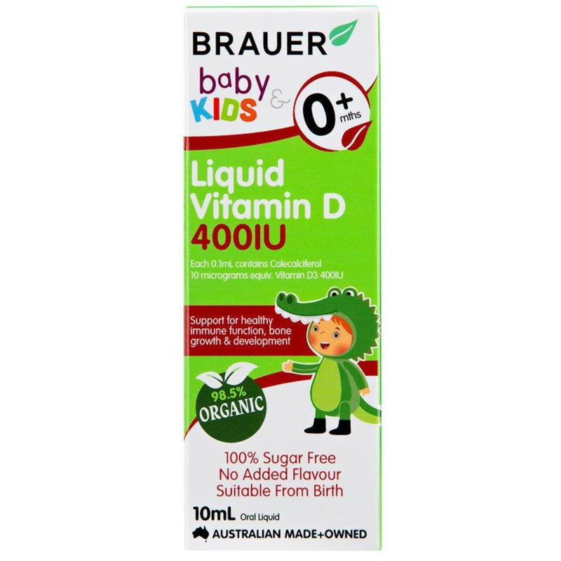 Brauer Baby & Kids Liquid Vitamin D 400 IU 10ml