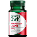 Nature’s Own Magnesium Chelate 500mg 75 Capsules