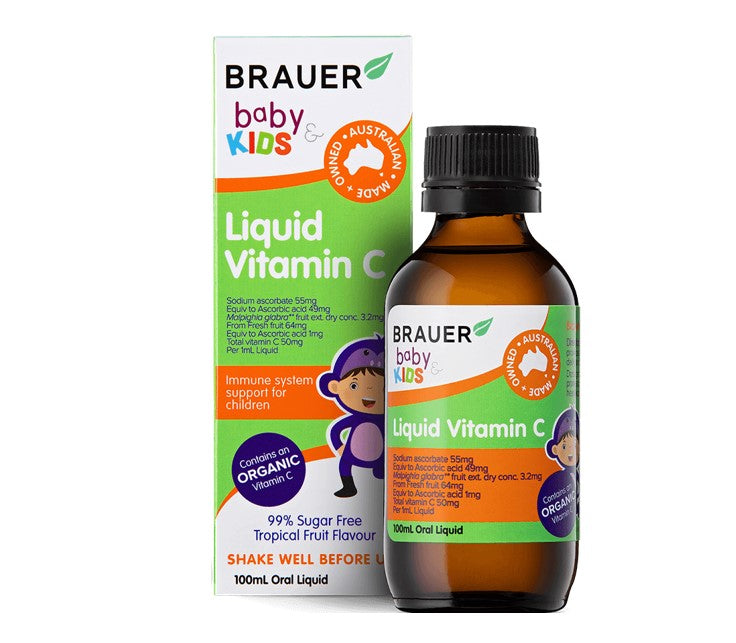 Brauer婴幼儿液体维生素C 100毫升