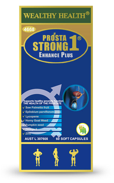 Wealthy Health Prosta Strong 1 Enhance Plus Unisex 60 Soft Capsules