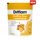 Difflam Soothing Drops + Hỗ trợ miễn dịch Mật ong & hương chanh 20 giọt