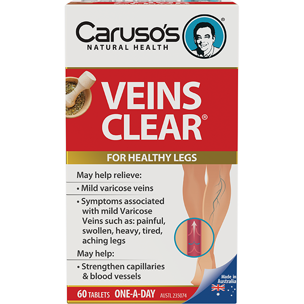 Caruso's Natural Health Veins Clear 60 viên